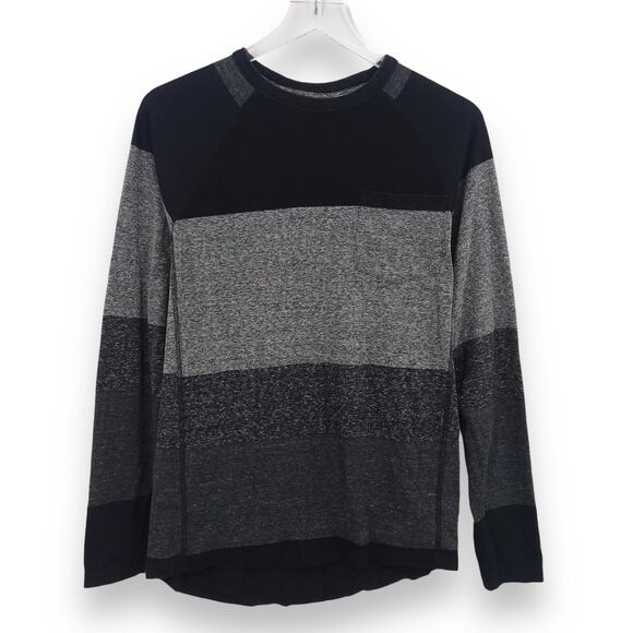 French Connection Men's Colorblock Sweatshirt M Crew Long Sleeve Cotton Blend - Picture 1 of 5